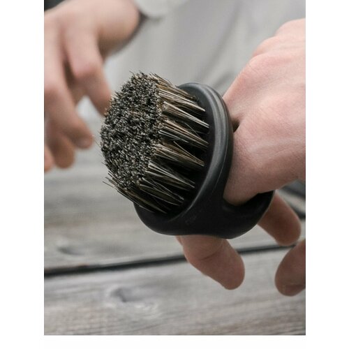 Щетка для бороды (фейдинга) круглая