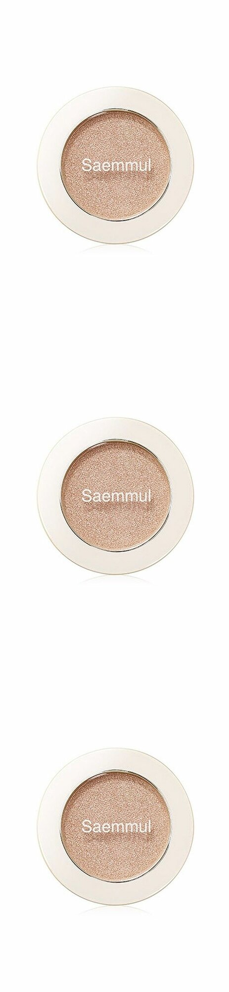 The Saem Тени Saemmul Single Shadow, Shimmer, BE02, 2 гр, 3 шт.