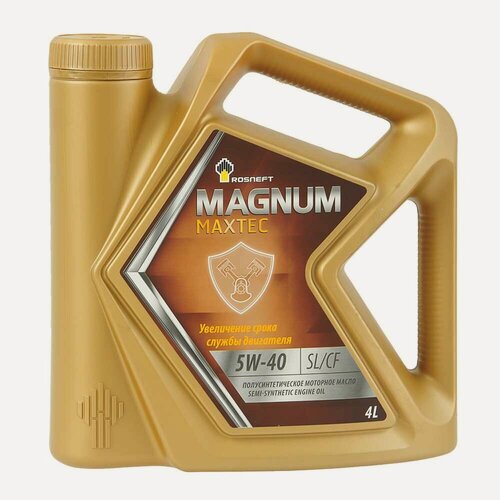 Изображение товара Масло моторное роснефть MAGNUM MAXTEC 5W40 полусинтетика 4 л 40814642