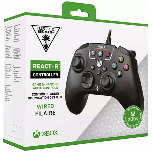 Проводной геймпад Turtle Beach React-R Xbox Wired Controller Xbox OneSeries PC Черный 529300₽