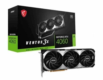 MSI Видеокарта Msi GeForce RTX 4060 VENTUS 3X 8G OC