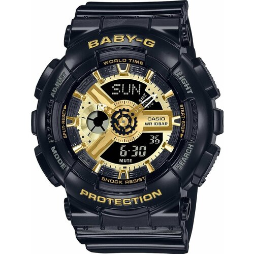 фото Наручные часы casio baby-g, золотой, черный