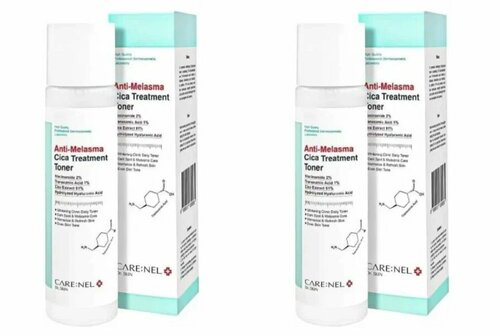 Тонер для лица против пигментации Care: Nel Anti-Melasma Cica Treatment Toner, 155 мл, 2 шт