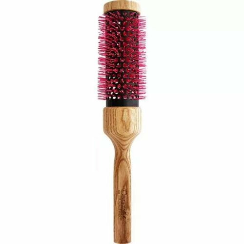 Щетка Tek с квадратной деревянной ручкой для волос Ceramik Antibacteric Oxy, круглая, 30 мм