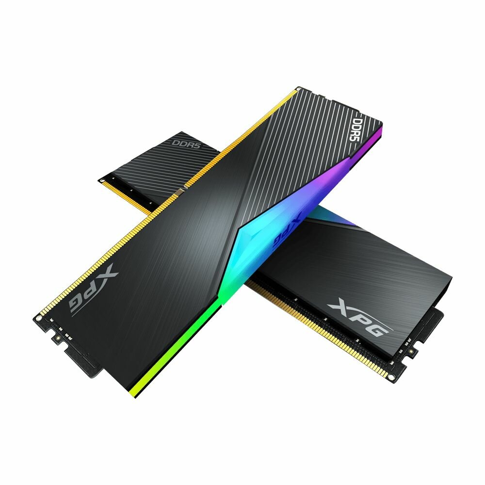 ADATA Модуль памяти ADATA 32GB DDR5 7200 DIMM XPG Lancer RGB CL34-46-46, Non-ECC, 1.4V, 2 x 16GB, AX5U7200C3416G-DCLARBK