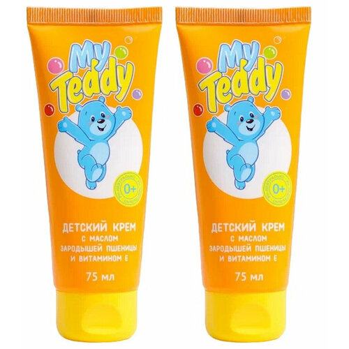 Детский крем My Teddy с маслом зародышей пшеницы, календулы и витамином Е, 2 шт. х 75 мл