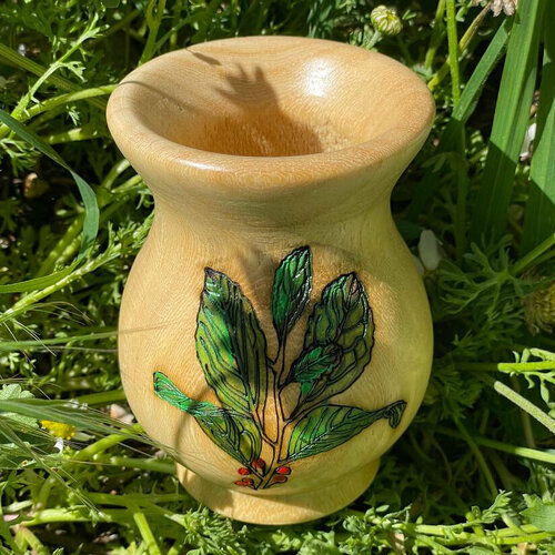 Калабас для чая мате из дерева мате Аргентина клуб матэ 2800₽