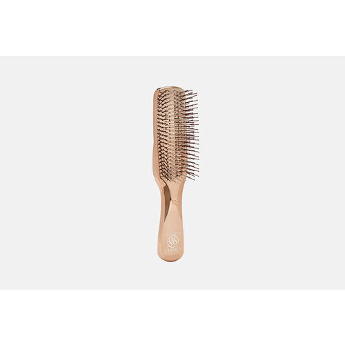 s heart s расческа scalp brush palm королевский розовый цвет Удлинённая японская массажная расческа S-Heart-S, scalp brush gold 1шт