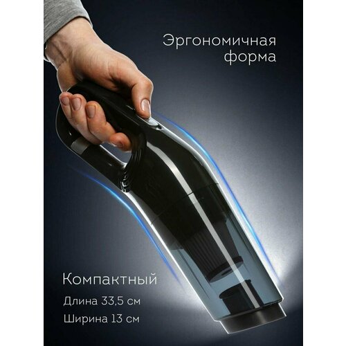 Беспроводной мощный пылесос для автомобиля портативный аккумуляторный автомобильный мини пылесос для машины и дома 2301₽
