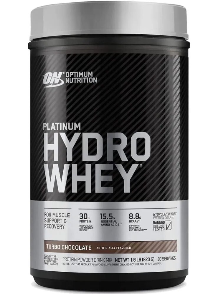 Optimum Nutrition Platinum HydroWhey (820 гр) (шоколад)