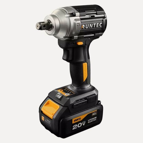 Изображение товара RUNTEC PRO Гайковерт ударный аккумуляторный 1/2", 20В, 2*4Ач, 500Нм RT-IW500
