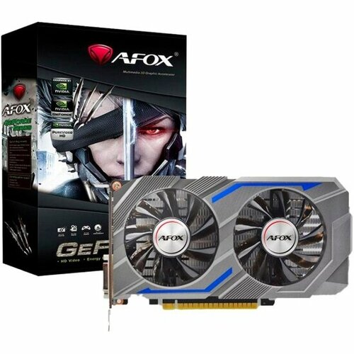 Видеокарта Afox GeForce GTX 1650 DUAL FAN V8 4G 1676500₽