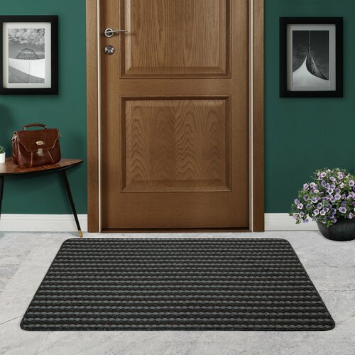 Коврик декоративный полипропилен Bendigo 50х80 см цвет черный 1950₽