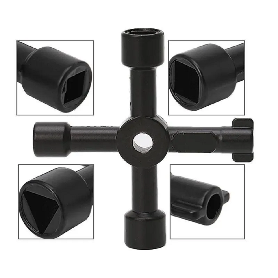 фото Ключ для электрошкафов трёхгранный для электрощитка квадрат электрошкафа