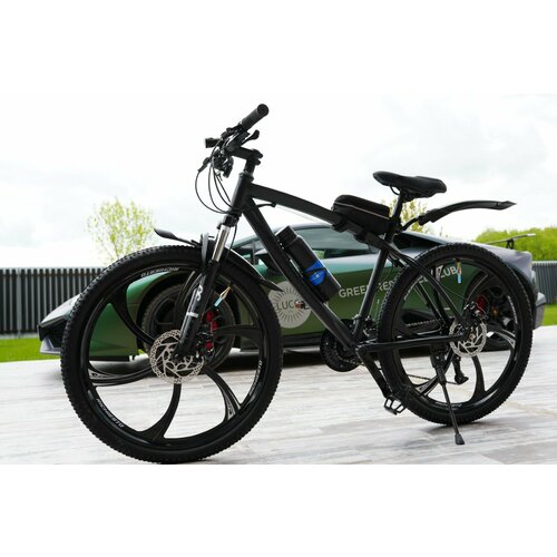 Велосипед Richiesto 26 колёса литые Алюминиевые диски Рама 18 Горный Взрослый Подростковый Спортивный черный 27700₽