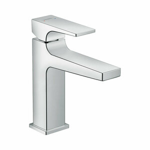 Hansgrohe Metropol Смеситель для раковины 110 однорычажный с рычаговой рукояткой со сливным клапаном Push-Open хром 32507000