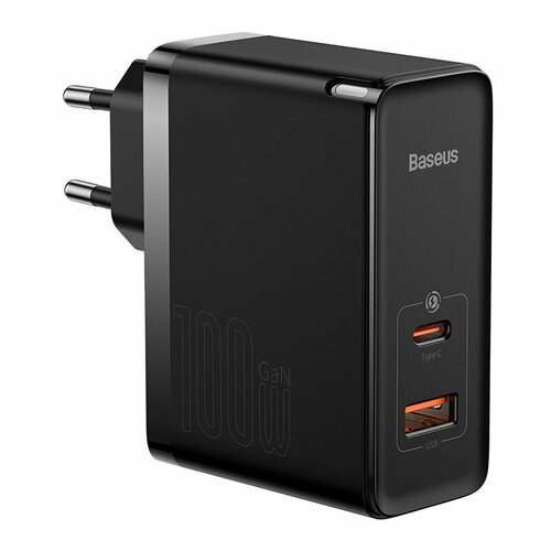 Зарядное устройство BASEUS GaN5 Pro Fast Charger USBType-C Кабель Type-C-Type-C 5A 100W черный 15870₽