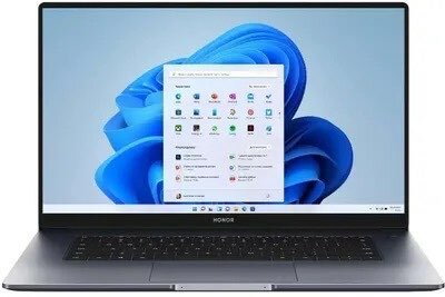 15.6" Ноутбук HONOR MagicBook 15 BMH-WFQ9HN 1920x1080, AMD Ryzen 5 5500U 2.1 ГГц, RAM 16 ГБ, SSD 512 ГБ, AMD Radeon Graphics, без OS, серый