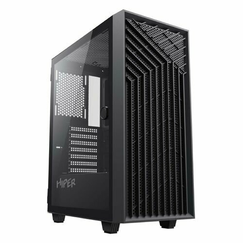 Корпус ATX HIPER DB-1, Midi-Tower, без БП, черный