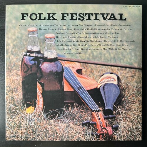 Виниловая пластинка Folk Festival 2LP (Япония 1980г.) виниловая пластинка разные american folk blues festival 8
