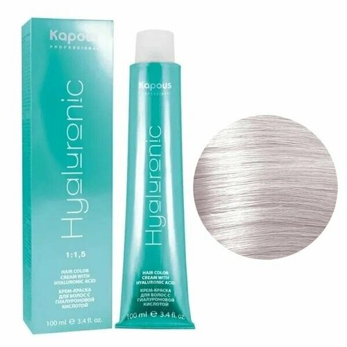 Крем-краска KAPOUS HYALURONIC 10/081, 100 мл