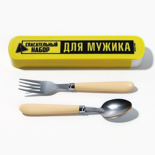 Набор столовых приборов в футляре вилка ложка 519₽