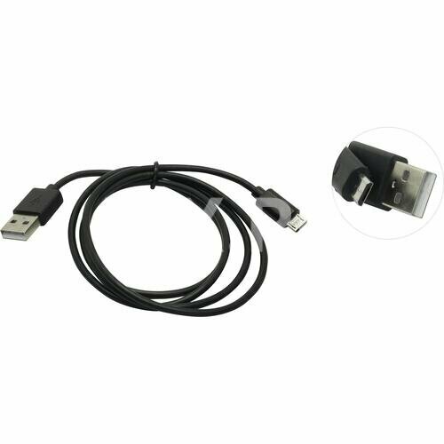 Кабель USB 2.0 A -> micro-B Mediagadget MGMCU12PBK кабель usb robiton p11 usb a micro usb 0 3м черный ph1 1шт