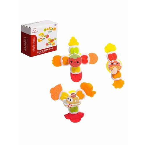 Набор вертушек на присоске Кручу верчу 3 шт 1029₽