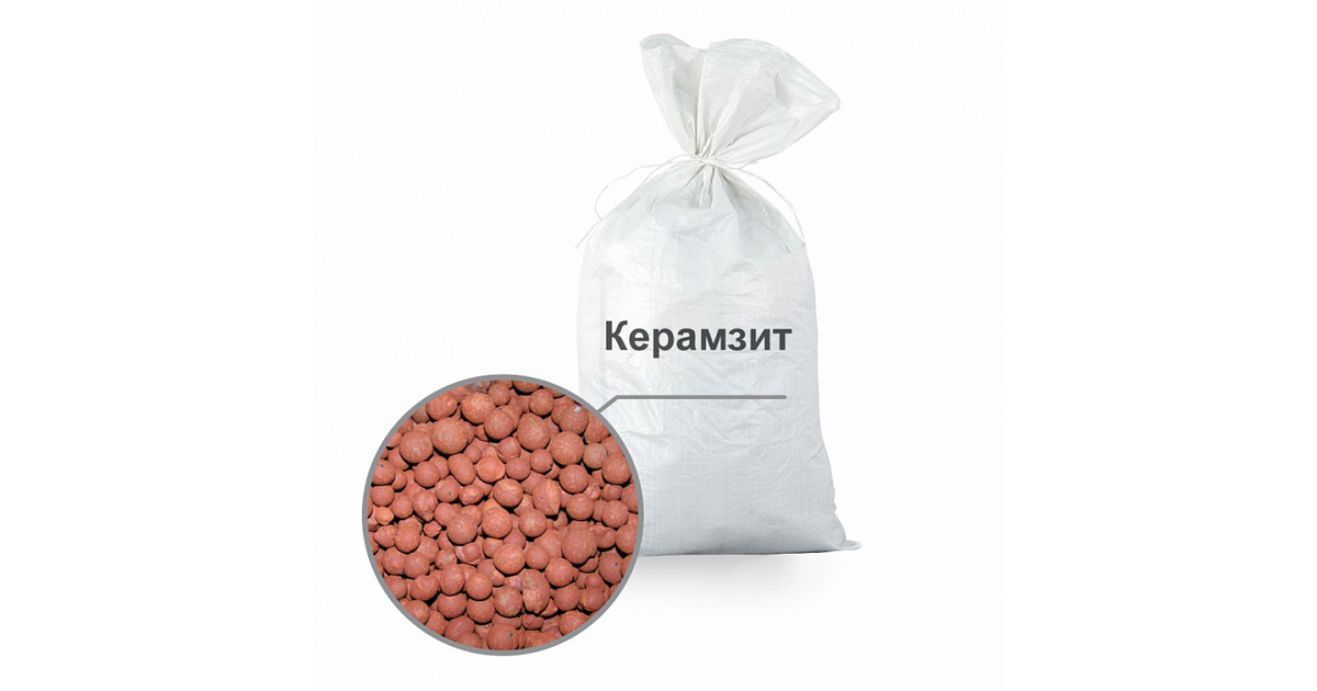 фото Дренаж керам зит для цветов и растений 5-10мм (0,05м3) меш(ГОСТ)