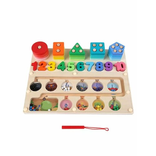 Логарифмическая доска Монтессори цифрами учимся считать