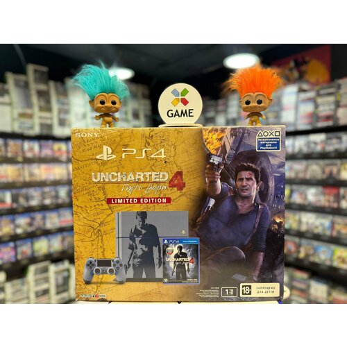 Игровая консоль Sony PlayStation 4 1TB CUH-1208B Uncharted 4 Limited Edition 3499000₽