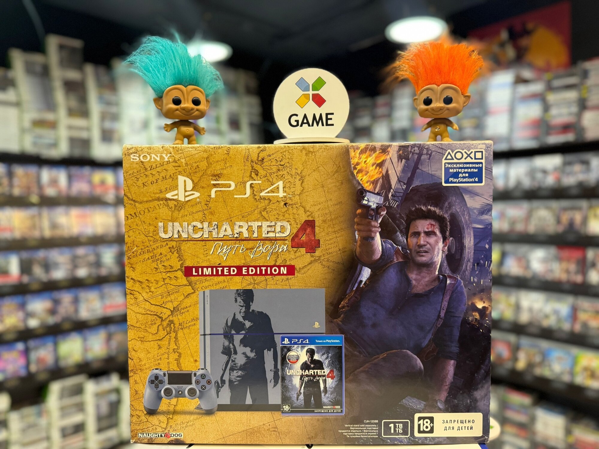 Игровая консоль Sony PlayStation 4 1TB (CUH-1208B) Uncharted 4 Limited Edition