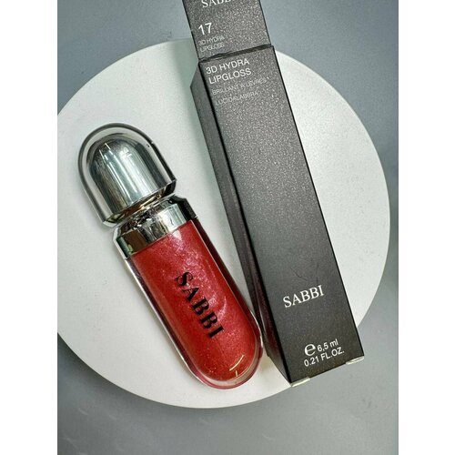Блеск для губ Sabbi Hydra Lipgloss 3D с кисточкой увлажняющий 5 мл цвет 17 Fuschia 218₽