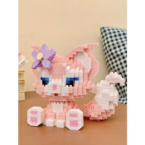 3 D Конструктор детский по типу лего фигурка Лисичка из миниблоков 499₽