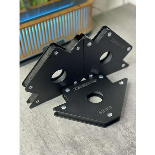 Набор магнитных уголков для сварки 3 штуки 50LBS Магниты 999₽