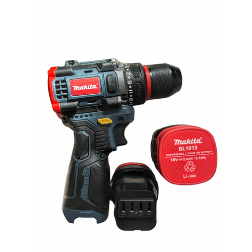 Лучший бесщеточный шуруповерт мини дрель 18V 2 АКБ 4499₽