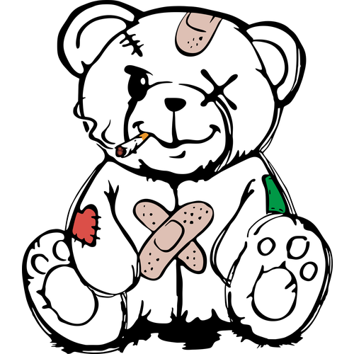 Термонаклейка на одежду - 9 х 10 см 