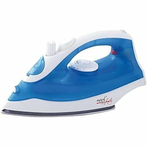 Семейный паровой утюг Melchioni с подошвой из нержавеющей стали 1800 Вт с паровым ударом и системой защиты от известкового налета модель FACILE синий 1031500₽