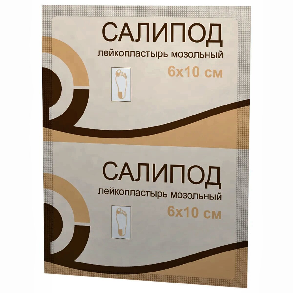 Картинки Пластырь мозольный Салипод 2 упаковки, комплект из 2х упаковок, 6Х10 см