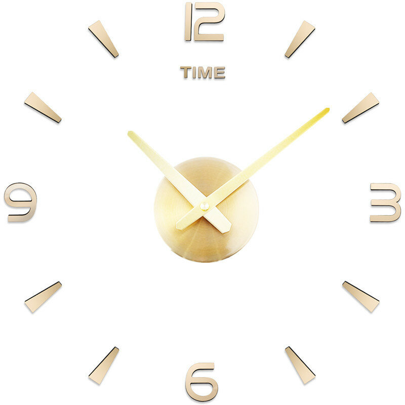 фото Часы настенные Amazon Creative DIY Wall Sticker Clock, кварцевые, 3D, 40x14,5x5,5 см