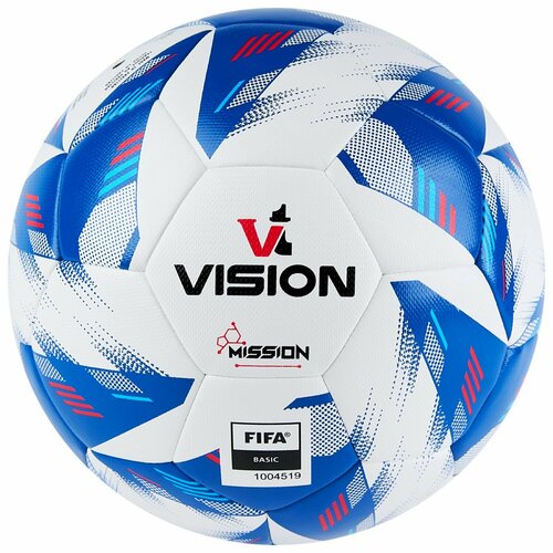 Мяч футбольный Vision Mission NEW, сертифицирован FIFA Basic IMS, №5, поставляется накаченным