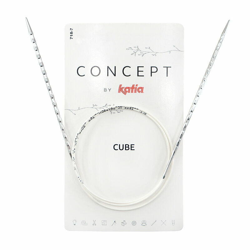 Спицы круговые CONCEPT BY KATIA Cube №3.75 120 см 718-7/3.75-120