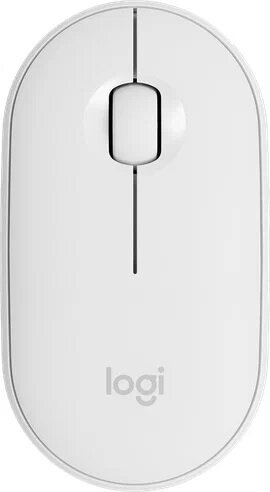 Беспроводная компактная мышь Logitech Pebble M350, белый