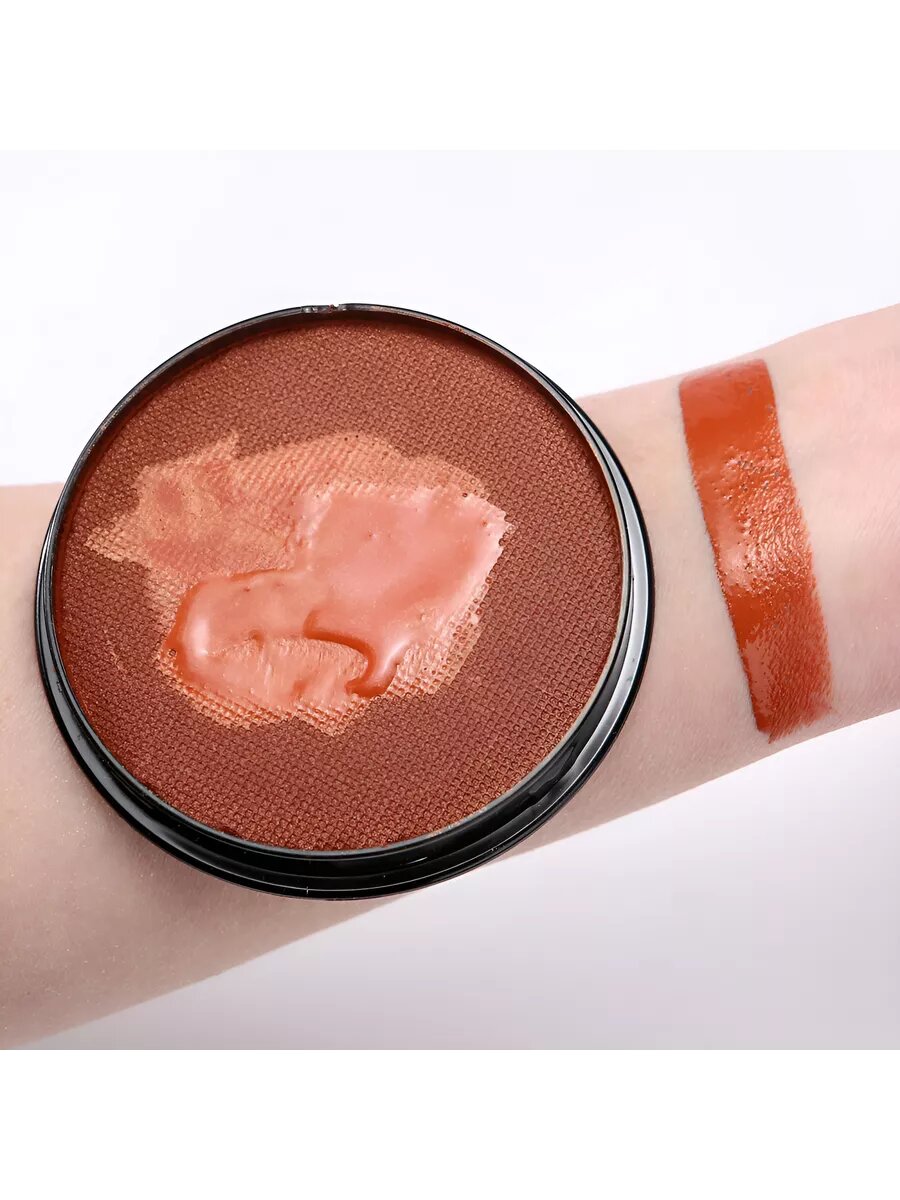 Аквагрим в шайбе 30 цветов, 30 грамм бронзовый