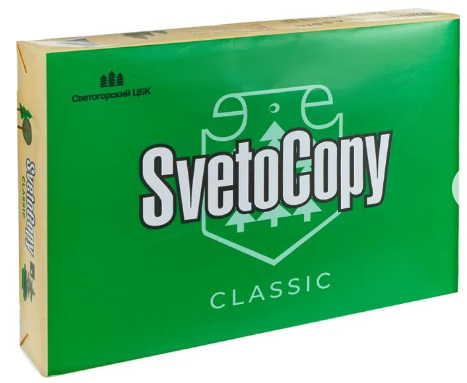 Бумага SvetoCopy Бумага SvetoCopy A4 Classic 80г/м2, 500 л белая
