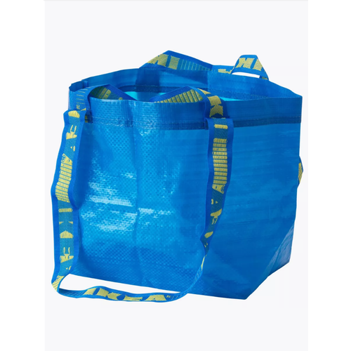 Сумка-баул ИКЕА 15 л 27х27х27 см ручная кладь синий 380₽