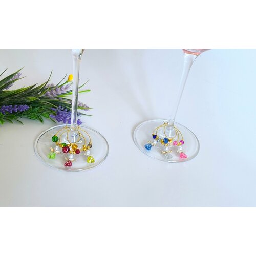 Маркеры для бокалов 6 шт Ангелочки 765₽