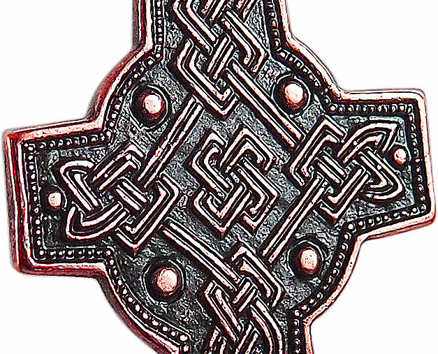 Крестик Мастерская Алешиных, красный — фото 1