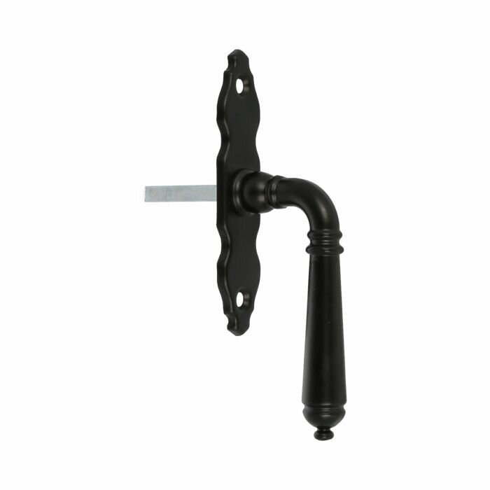 Оконная ручка AMIG 17591 для окон с квадратным уголком 6 мм длина 10 см черная