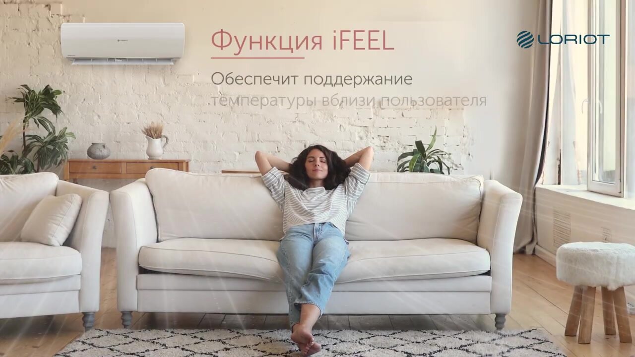 4 гарантийных года! Сплит-система настенный домашний бытовой охладительный прибор кондиционер Loriot серия Neon LAC-07-TA on/off Площадь охлажнения до 21 м2 — фото 1